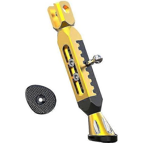 Modifizierter CNC-Motorradständer, verstellbare seitliche Antirutsch-Parkstütze – Gold (1/5)