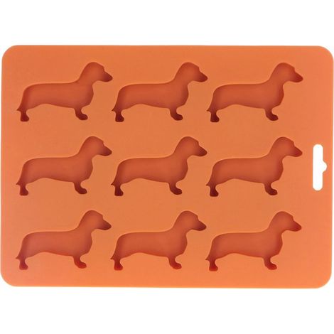 Silikon-Eiswürfelform in Hundeform für Schokolade, Buntstifte und Joghurt (1/5)
