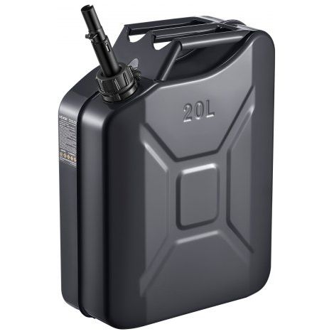 Jerrican Essence Métal 20 L Bidon Essence Débit Maximal 6 L/min (1/5)