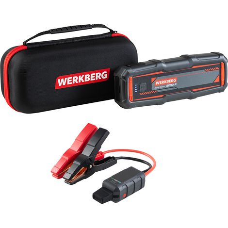 WERKBERG AL012 banco de potencia de arranque 3000A/6000A 26000mAh N