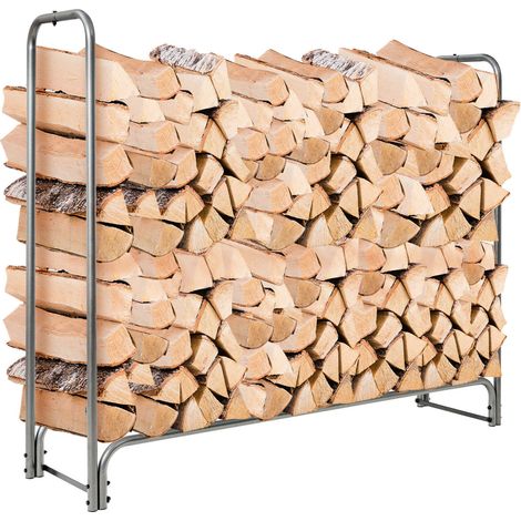 4 Feet/5 Feet/6 Feet/8 Feet Firewood Storage Log Rack-5 Feet (1/5)