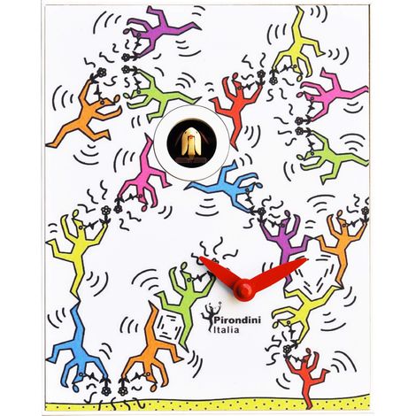 Orologio a Cucù da Parete 16,5x20x10cm Pirondini Italia D'Apres Haring (1/2)