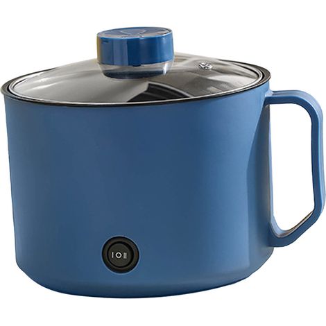 Mini casserole électrique multifonction rapide pour nouilles, petit cuiseur personnel pour dortoir étudiant, 220V, bleu royal (1/5)