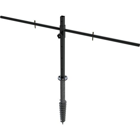 Barre de visage manuelle pour vis de fondation – Longueur 1,60 m – Charge maximale 200 kg – Pour béton armé – Outil professionnel – Nivo