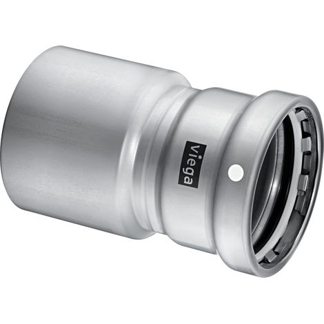 VIEGA 4215.1XL Riduzione Maschio Femmina Dn100Xdn80 In Acciaio A Pressare - 752200