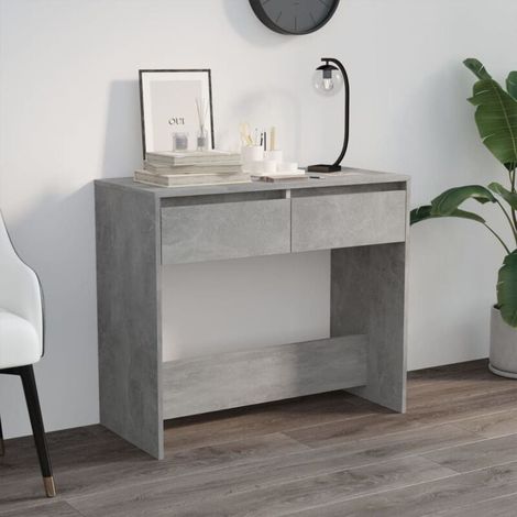 FIMEI Console Table, Concrete Grey, 89x41x76.5 cm, Steel (1/5)