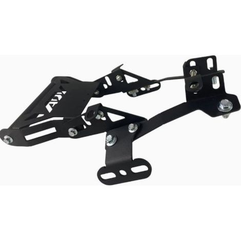 Modification parts for HONDA ADV160 motorcycle: movable front support, mobile phone navigation holder, movable front mirror holder.