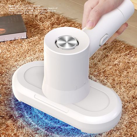 Aspirateur à matelas sans fil portable puissant anti-acariens avec UV pour oreillers, canapés et tapis (1/5)