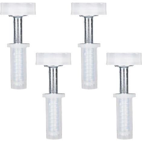 4pcs Roulettes Supérieures et Pivot Supérieur pour Porte Pliante, Kit Quincaillerie Porte Pliante à Ressort 2,2cm pour Portes Pliantes Accordéon Douche Coulissantes Grange Placard Réparation (1/5)