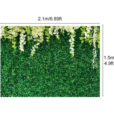 Toile de fond 1,5 x 2,1 m en vinyle, fond photo vert pour studio, support de fond de photographie résistant, fixation simple (1/5)