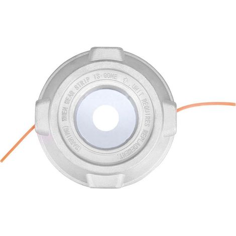 Tête d'engrenage de tondeuse universelle professionnelle Tête de tondeuse en aluminium Ensemble de chaîne de tête de tondeuse Tondeuse à gazon Accessoire Corde Chaîne en nylon (pour alésage de 25,4 mm (1/5)