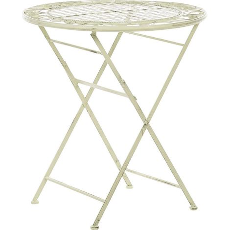 Outdoor Bistrotisch BIVIO 70 cm 70 cm Metall Hellgrün