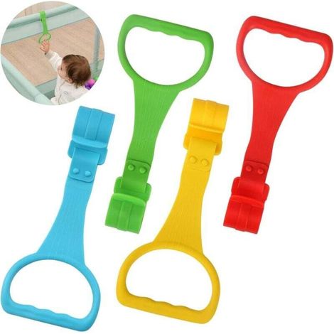 Anneau de parc pour bébé, 4 anneaux pour lit et parc bébé, anneau de lit bébé, anneaux pour l'entraînement à l'équilibre, idéal pour aider bébé à sortir du berceau (1/3)