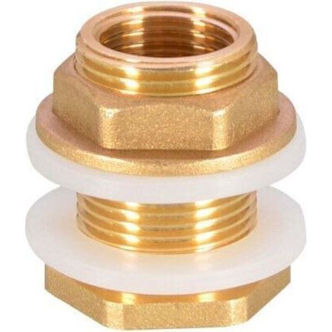 Weiteres Zubehör für Wasserhähne: 2-teiliger Messing-Schlauchanschlussadapter für Wassertanks, Wasserhahn für Regeneimer, Messing-Wassertankanschluss für Wasserhahn für Regeneimer-Wassertank (1/3)
