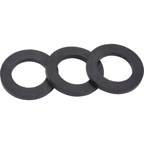 12pcs Joints en Caoutchouc Plats Joint Torique Remplacement Connecteur Tuyau Eau Robinets Pommeau Douche 3/4 Pouces Etancheite Rejointoiement Flexible Salle de Bain Cuisine Accessoire Plomberie (1/5)