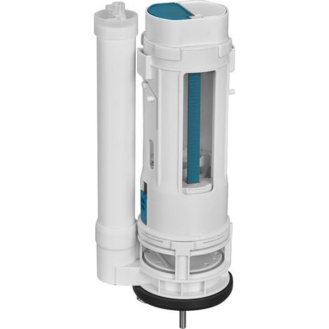 Valve de vidange toilette monobloc – Mécanisme double bouton – Plastique ABS durable – Économie d'eau – Installation rapide (1/5)