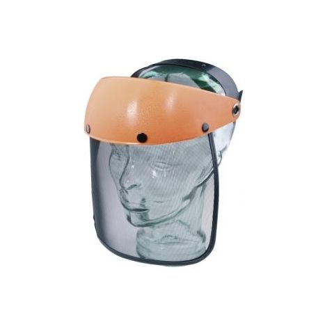 Protezione viso visiera in plastica altezza 190 mm