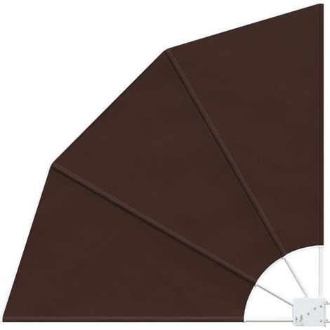 Paravent de balcon, 140 x 140 cm, polyester. (1/2)