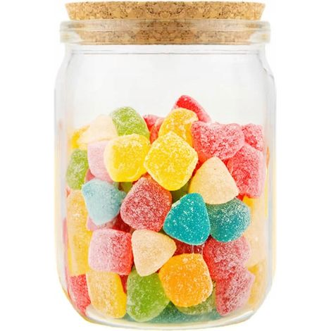 Tarro de cristal con corcho de 500 ml. ENVASE PARA ALIMENTOS. (1/5)