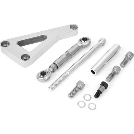 Un jeu de supports de pompe à eau argentés pour moteur Chevrolet SBC 350, référence 291825042444 (1/4)