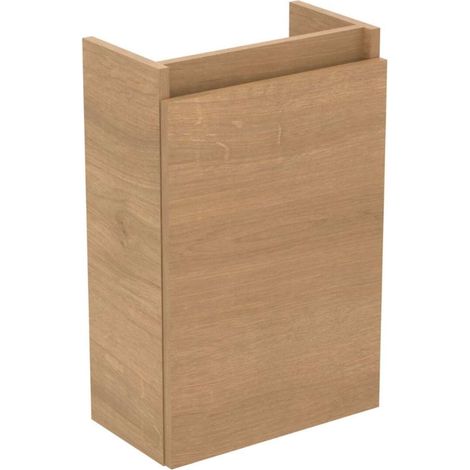 Ideal Standard Eurovit+ - Mueble de lavabo, 55x35x20 cm, 1 puerta, bisagras I/D, roble R0271Y8