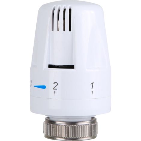 Robinet thermostatique de radiateur à chauffe-eau, type droit, en laiton, vanne de régulation de température pour radiateur