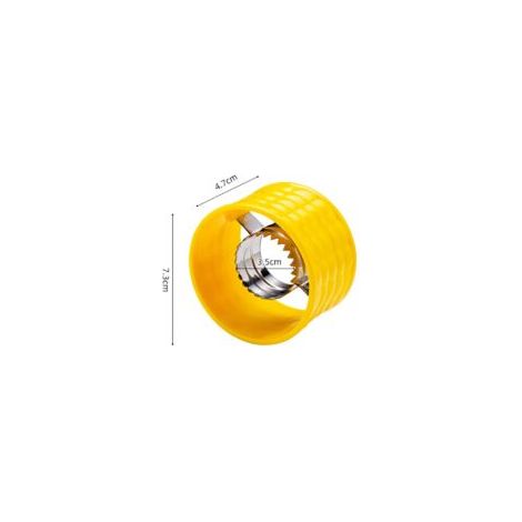 Outil de dénudage de maïs, Ensemble de 2 - Ces Outils de maïs sont Le Moyen Le Plus Facile d'enlever Les Grains de maïs Frais - Les Lames en Acier Inoxydable - Crezuo