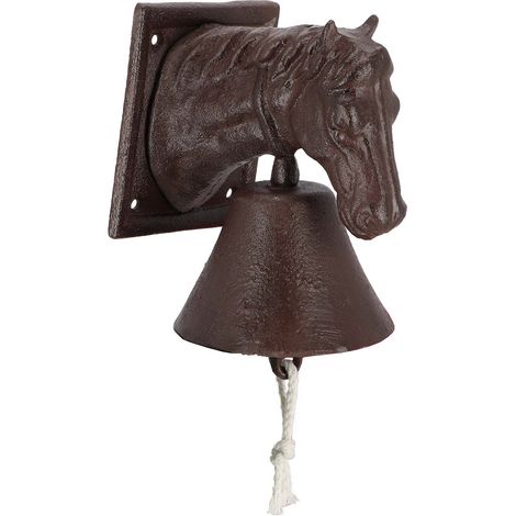 CAMPANA CON DECORAZIONE CAVALLO 12,2X16,6X18,5 CM
