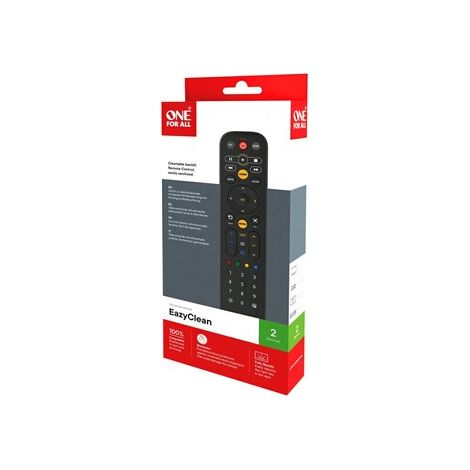 Télécommande One For All Universelle URC9291 EazyClean Noir