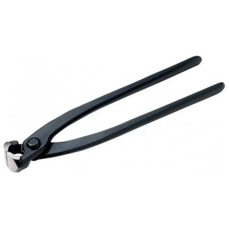 Tenazas de encofrador con capacidad de corte de hasta Ø16mm de 22x4,6x2,2cm fabricadas en acero pavonado color negro