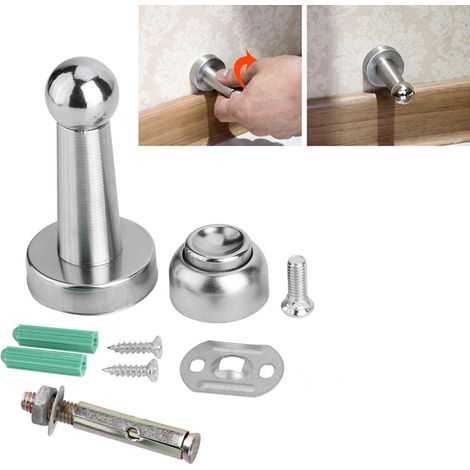 Neuer, robuster Türstopper aus Edelstahl mit starkem Magnetverschluss – ideal für Schlafzimmer (1/5)