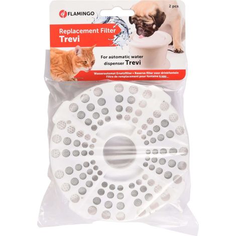 Filtre pour fontaine a eau, TREVI 3L, lot de 2 filtres. - Flamingo (1/5)
