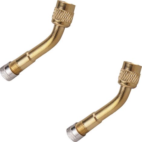 Raccord D Allonge De Valve - Cuivre - Angle Droit - Universel Pour Pneus De Voiture Camion Moto Vr - 1 Pièce (1/5)