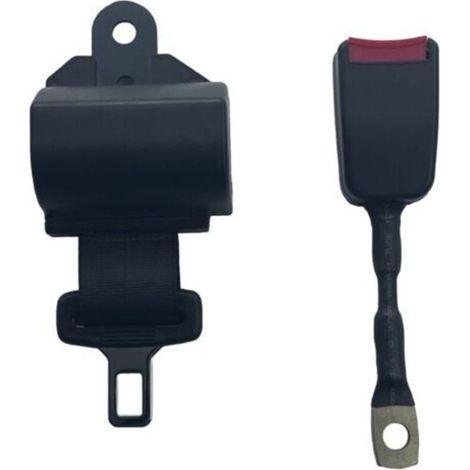 Fournitures automobiles, enrouleur télescopique automatique, ceinture de sécurité à deux points pour chariot élévateur, base optionnelle fixée à vis