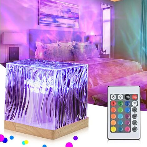 Luce dinamica dell'acqua, luce aurora, luce ambientale a LED