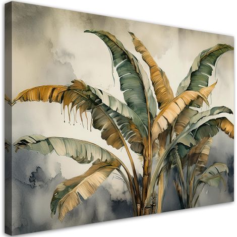 Quadro su tela, Foglie esotiche - 60x40 (1/5)