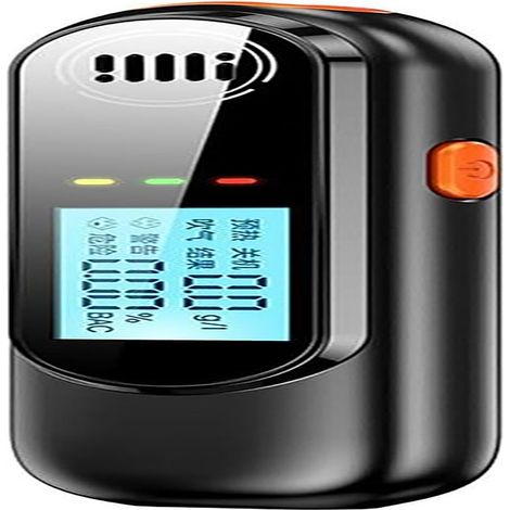 Éthylotest professionnel avec écran LCD et non-fonctionnement pour une mesure précise du taux d'alcoolémie, testeur d'alcool portable (1/5)