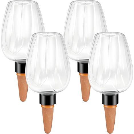 Boules D'Arrosage, Lot De 4 pour L'Arrosage Automatique des Plantes, Globes d'eau pour Plantes, 350 ML D'Auto-Irrigation, Boule D'Arrosage pour L'Arrosage Automatique des Plantes D'Intérieur (1/5)