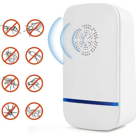 Pest Repeller Moustiques Répulsif Souris Rats Rongeurs Contrôle Électronique Répulseur à Ultrasons Intérieur pour Cuisine, Chambre à Coucher, Garage, Entrepôt (1/5)
