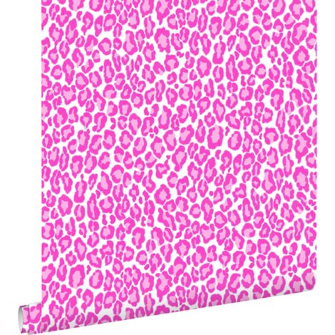 papier peint léopards rose - ESTAhome (1/4)