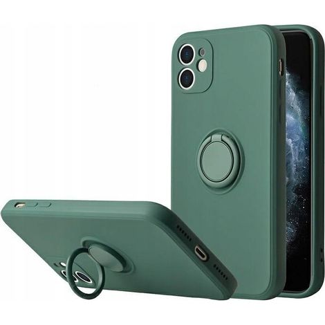 Schutzhülle mit grünem Ring für iPhone 13 Pro Max + Glas (1/5)
