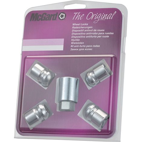 4 Ecrous Antivol 12x150 L29.9mm Spheriques Cle 19 - 2500SU - 516041 (1/2)