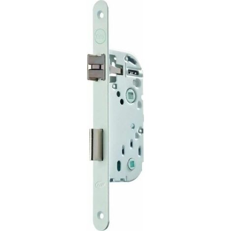 Serrure a encastrer a condamnation - YALE - Y73R-A40/B/SC - Axe 40 mm, coffre 135 mm - Certifié NF Niveau 2 - Blanc, Gâche inc (1/5)
