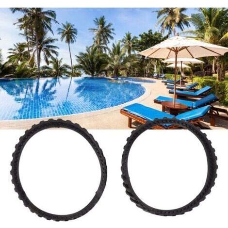 2 pièces de chenilles de pneus de nettoyage de piscine pour MX6 MX8 MX9, R0526100, accessoires de remplacement de piste de ceinture de piscine, pneus de nettoyage de piscine (1/4)