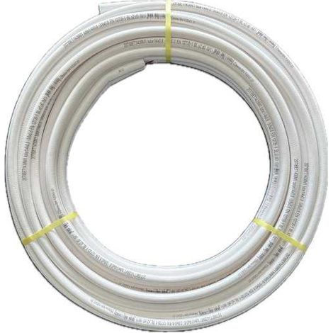 Couronne cuivre 08mm 1/4-3/8 isolé PE extrudé Bls1d0(M1) blanc 20m - 20TIBET1438M1