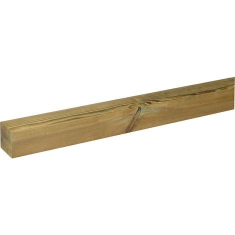 Confezione 6 Pezzi Profilo 4,5x4,5x150 cm in Legno di Pino Impregnato