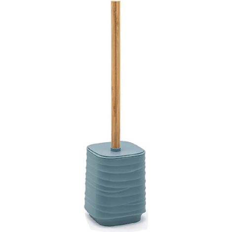 PORTASCOPINO ALABAMA H40CM BLU PASTELLO E BAMBU