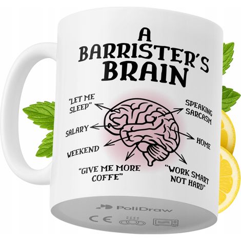 Lustige Kaffeetasse mit witzigem Textdesign für Anwälte – ideal für Geburtstage, Namenstage, Feiertage und besondere Anlässe. Hochwertige Tasse für Zuhause, Büro und Arbeit. Farbe: Weiß, 330 ml.