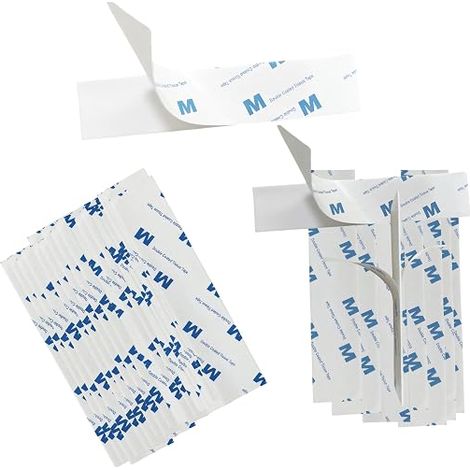Double Sided Foam Tape 140mm x 30mm Adhesive Tape for Mounting on Walls and Doors, Wood, Metals, Glass and Paper. (1/5)
