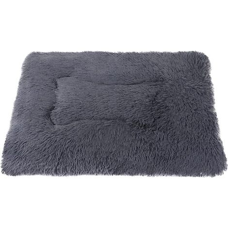 Tapis et couverture pour chien lavables en machine, double face, pour animaux de compagnie (M 78/54 cm, gris foncé) (1/5)